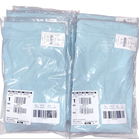 J. CREW V-Neck Tee Vintage Cotton T-Shirt Soft Agua Blue Short Sleeve - Picture 10 of 13